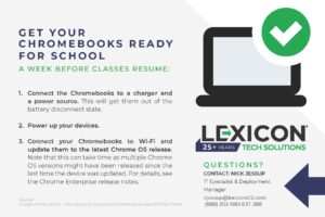 Get Your Chromebooks Ready for School