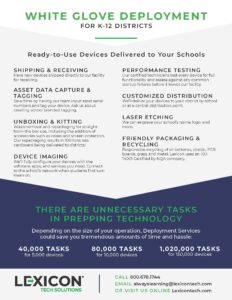 K12 White Glove Deployment Flyer